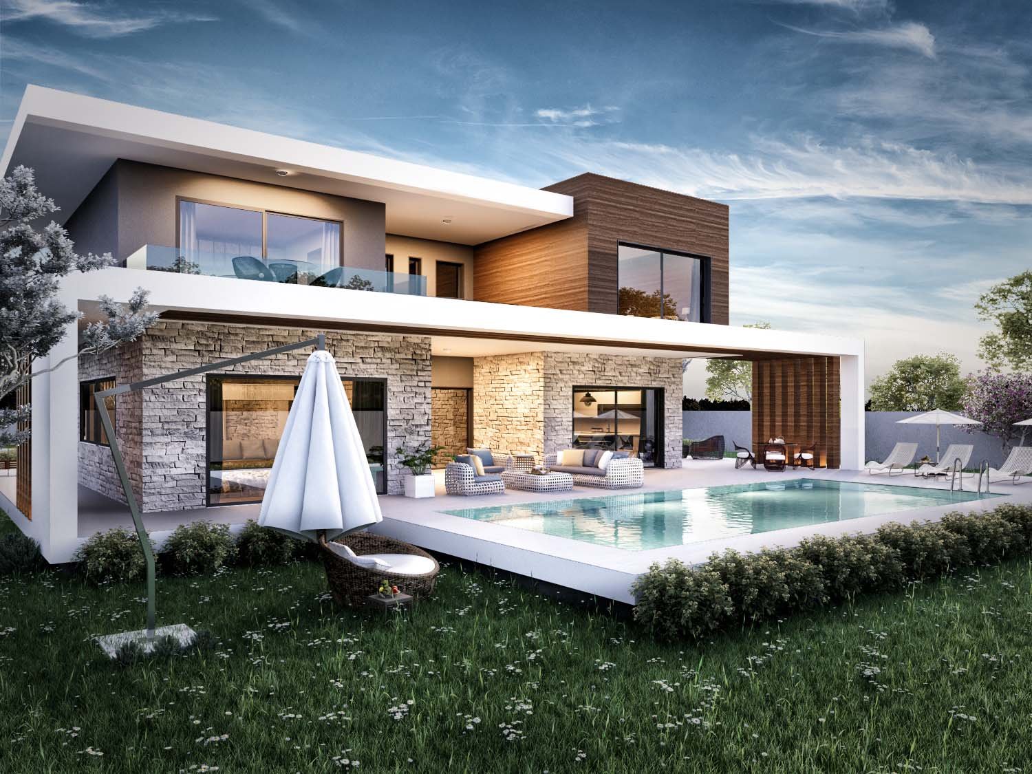 Biltek Mühendislik modern villa Biltek Mühendislik modern villa