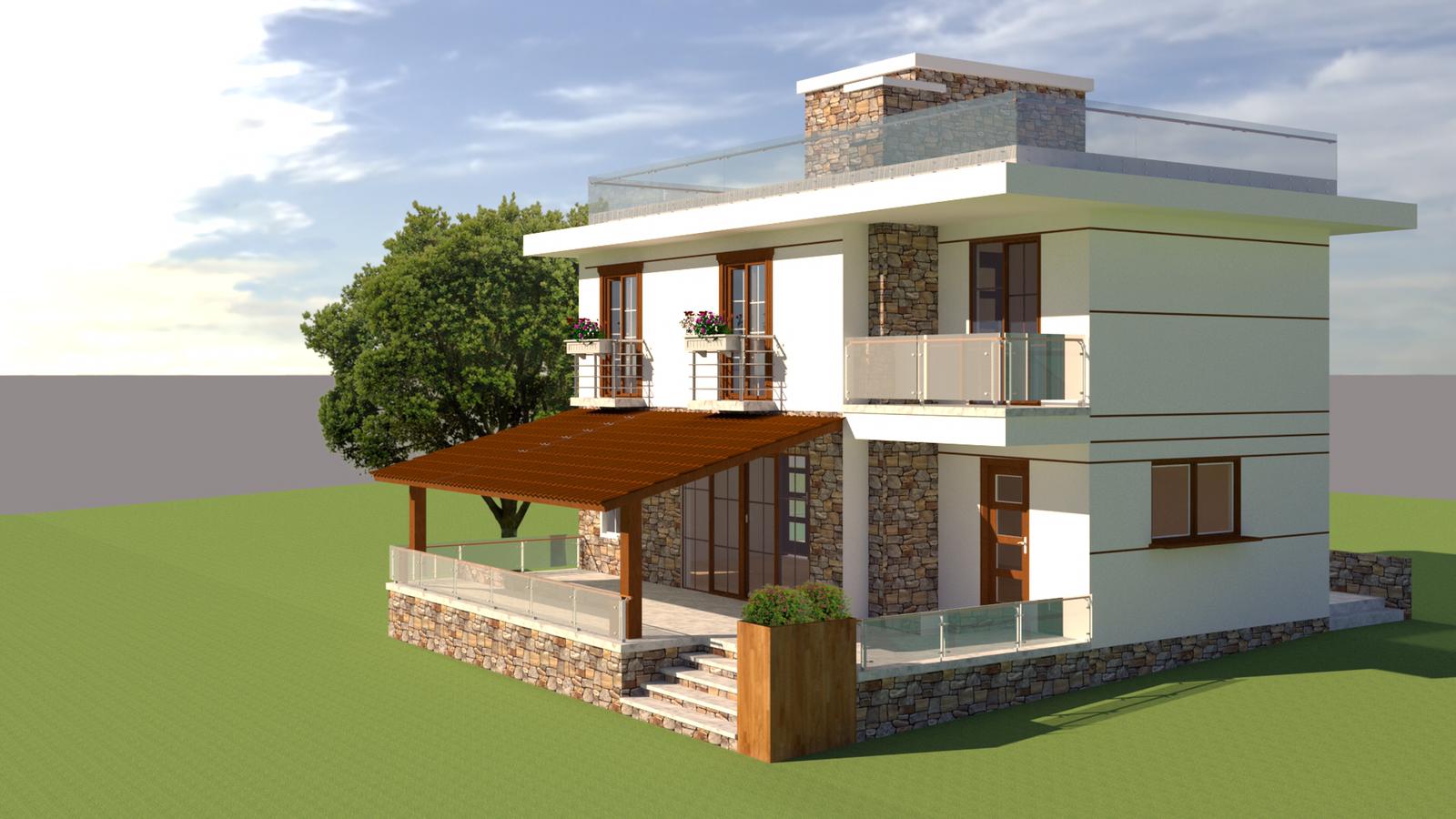 Biltek Mühendislik villa sag cephe Biltek Mühendislik villa sag cephe